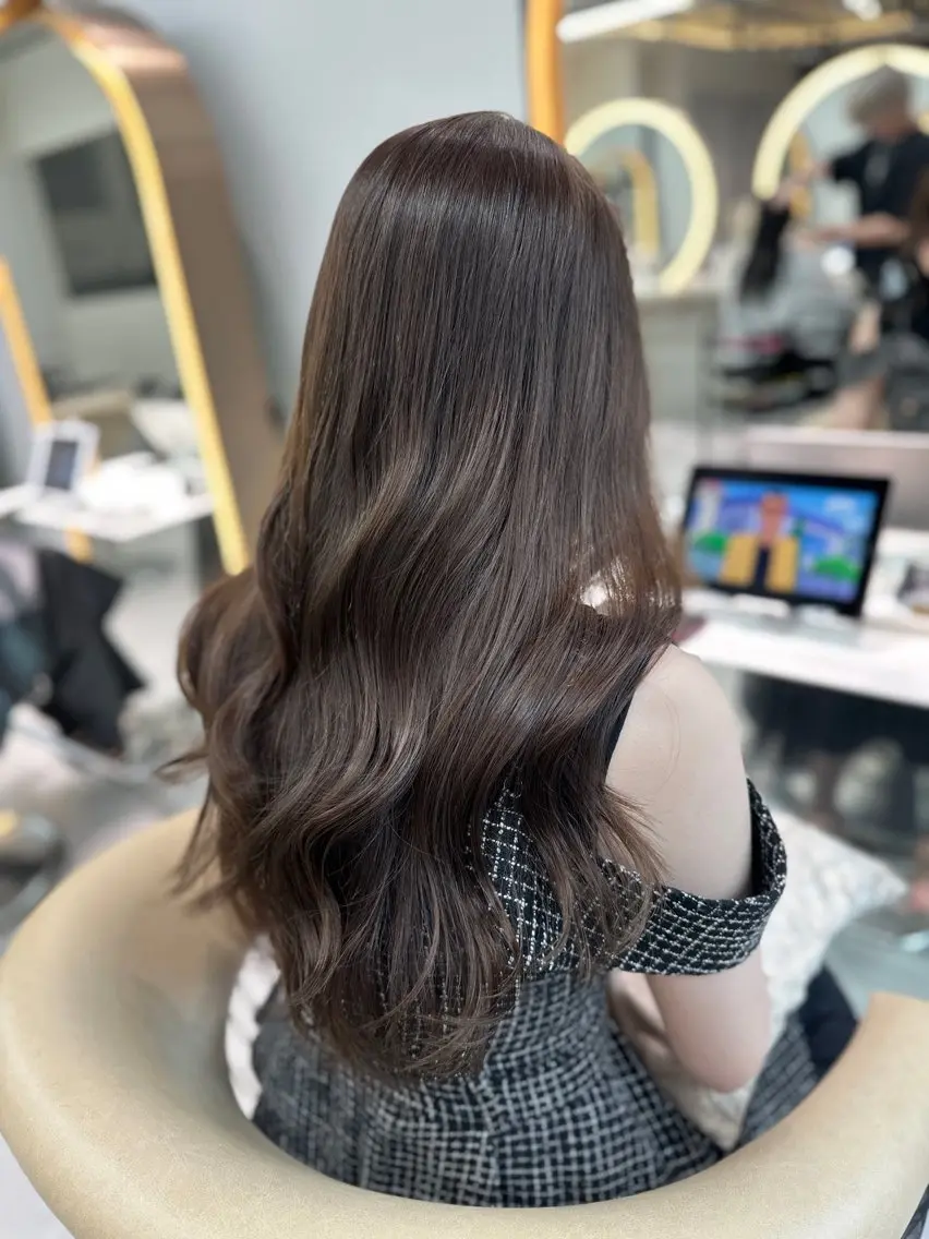 セミロング カラー カット ヘアカラー トリートメント 《髪質改善✖️オリー ブ🧸》小嶋拓也のヘアスタイル