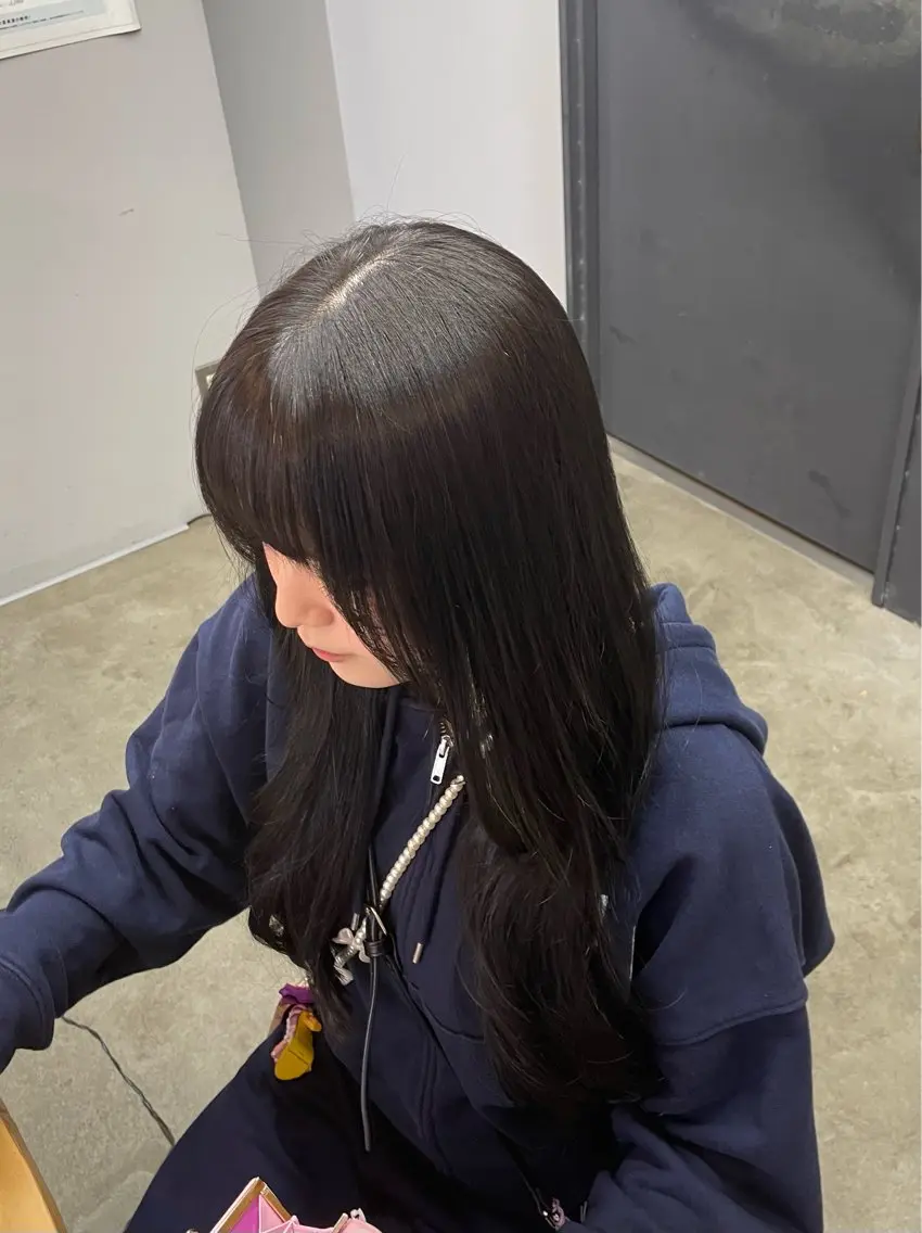 【 平日限定❕】カット➕透明感カラー🍇🩶の写真