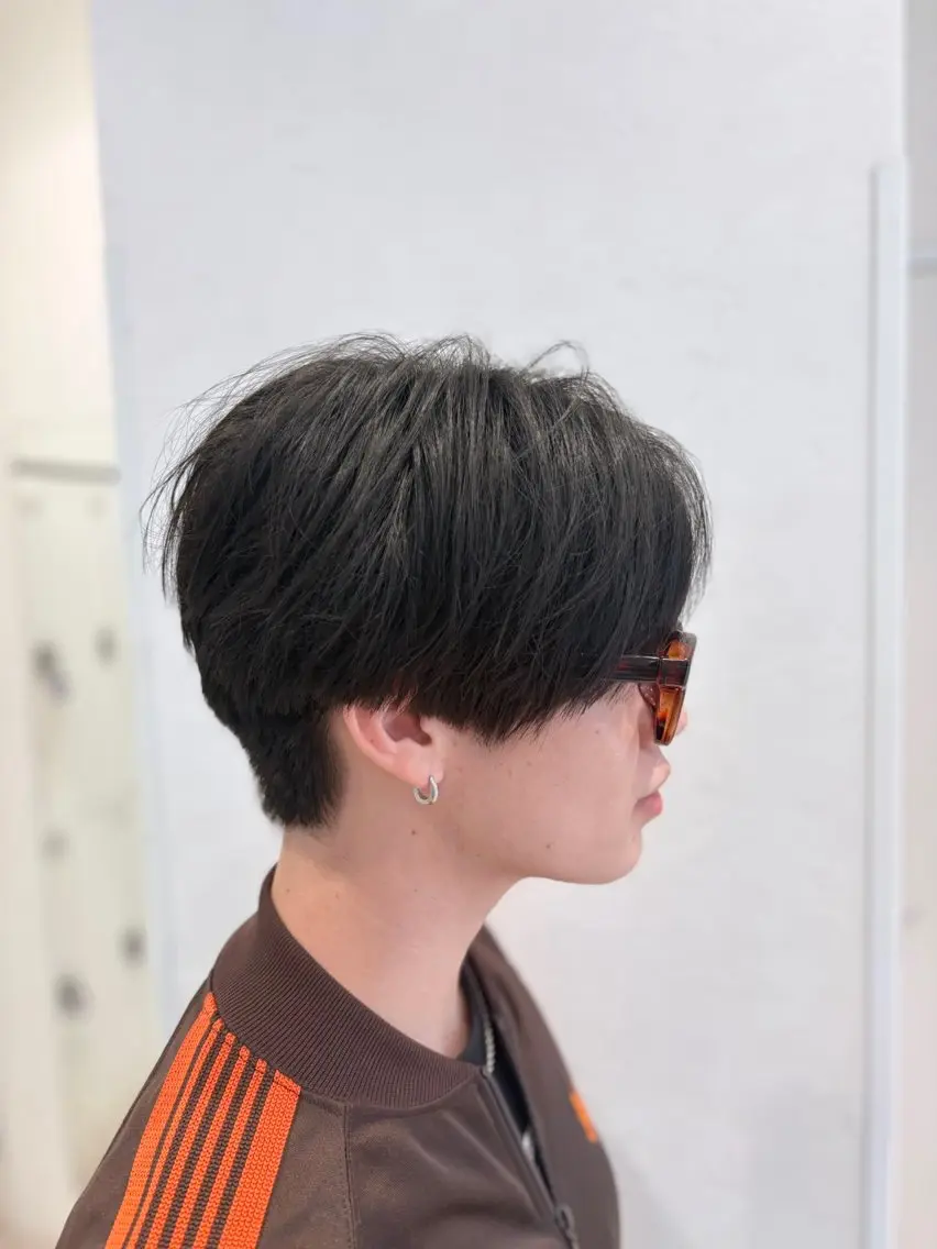 ショート メンズ カット トリートメント 颯大┊︎メンズ特化 パーマ┊︎韓国ヘアのヘアスタイル