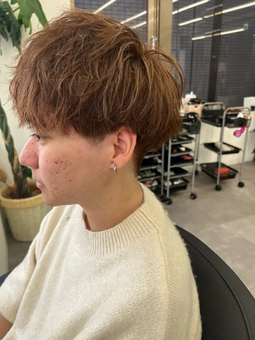 ショート パーマ メンズ カット 🐻千葉 碧和🐻のヘアスタイル