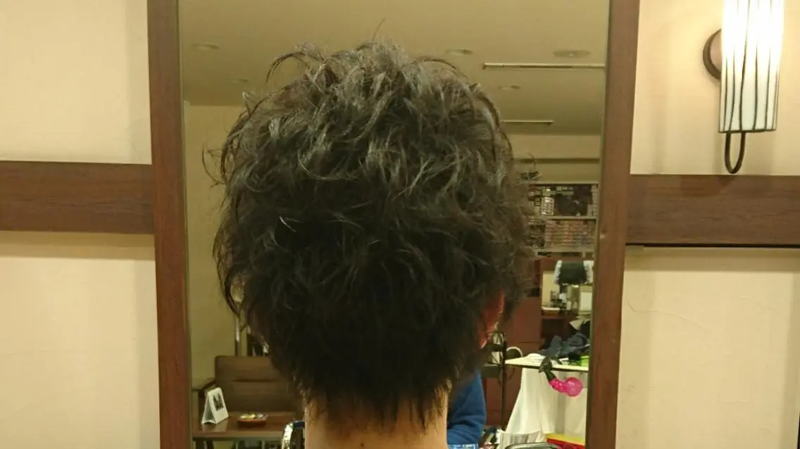 ショート メンズ パーマ メンズパーマ beel 【ベエル】のヘアスタイル