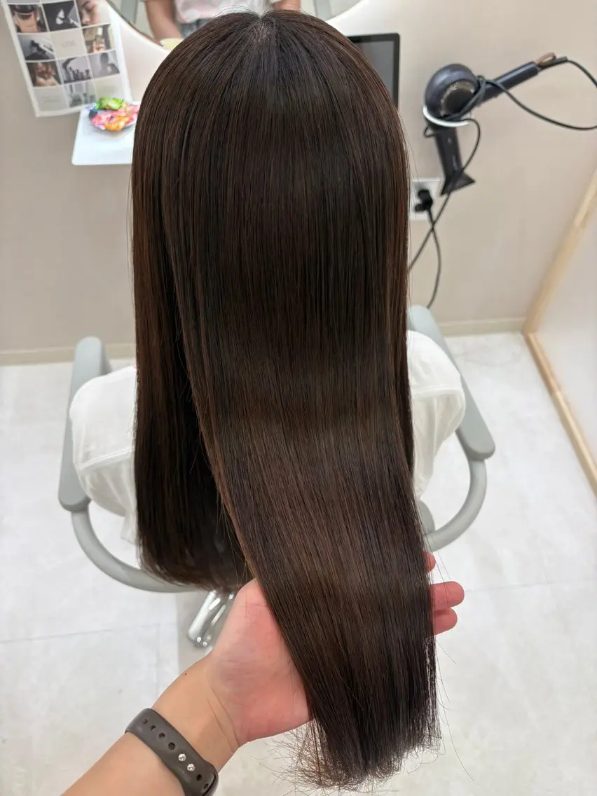 セミロング 髪質改善 トリートメント 【艶髪、髪質改善✨】 Zina杉川のヘアスタイル