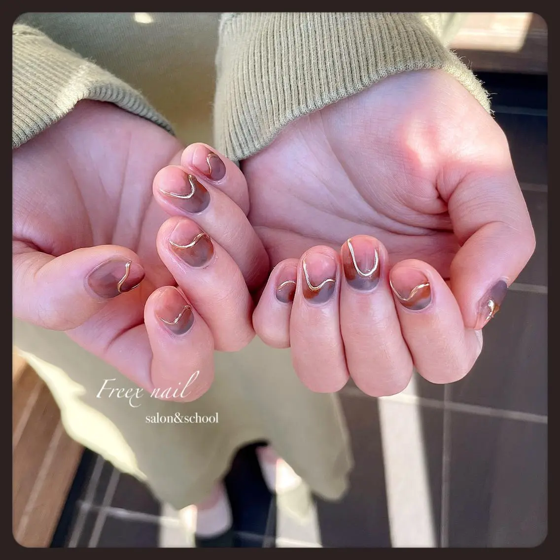 ネイル マットネイル ハンドネイル ハンドケア freex nail /ニュアンス/個性派のネイルデザイン