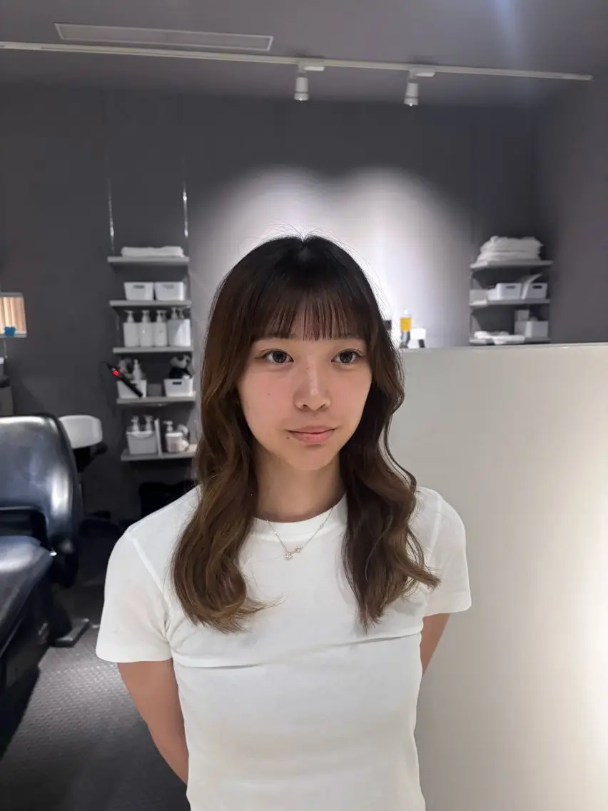 セミロング 橋本 璃子のヘアスタイル
