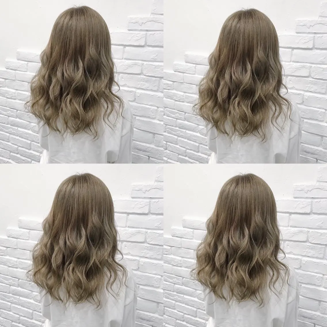 セミロング カラー ヘアアレンジ カット ヘアカラー トリートメント TAKUMAブリーチ /切りっぱなし🪽のヘアスタイル