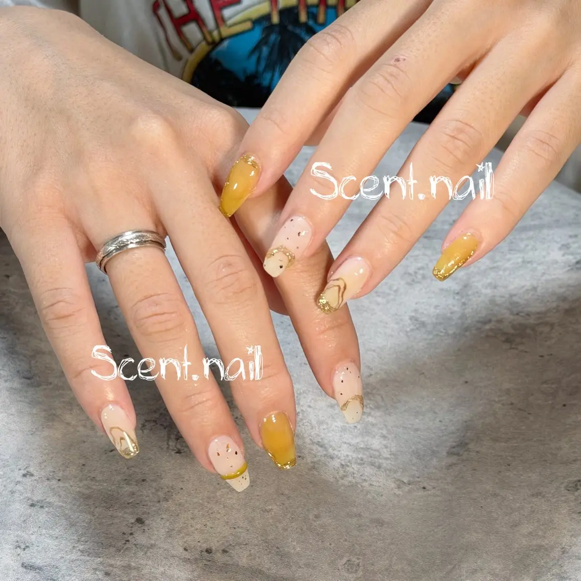 ネイル ハンドネイル Scent.nail セントネイルのネイルデザイン
