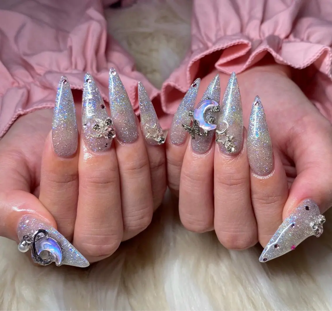 ネイル フラッシュネイル ジェルネイル グラデーション 韓国ネイル マグネットネイル ハンドネイル Nail&eye Belire 新宿のネイルデザイン