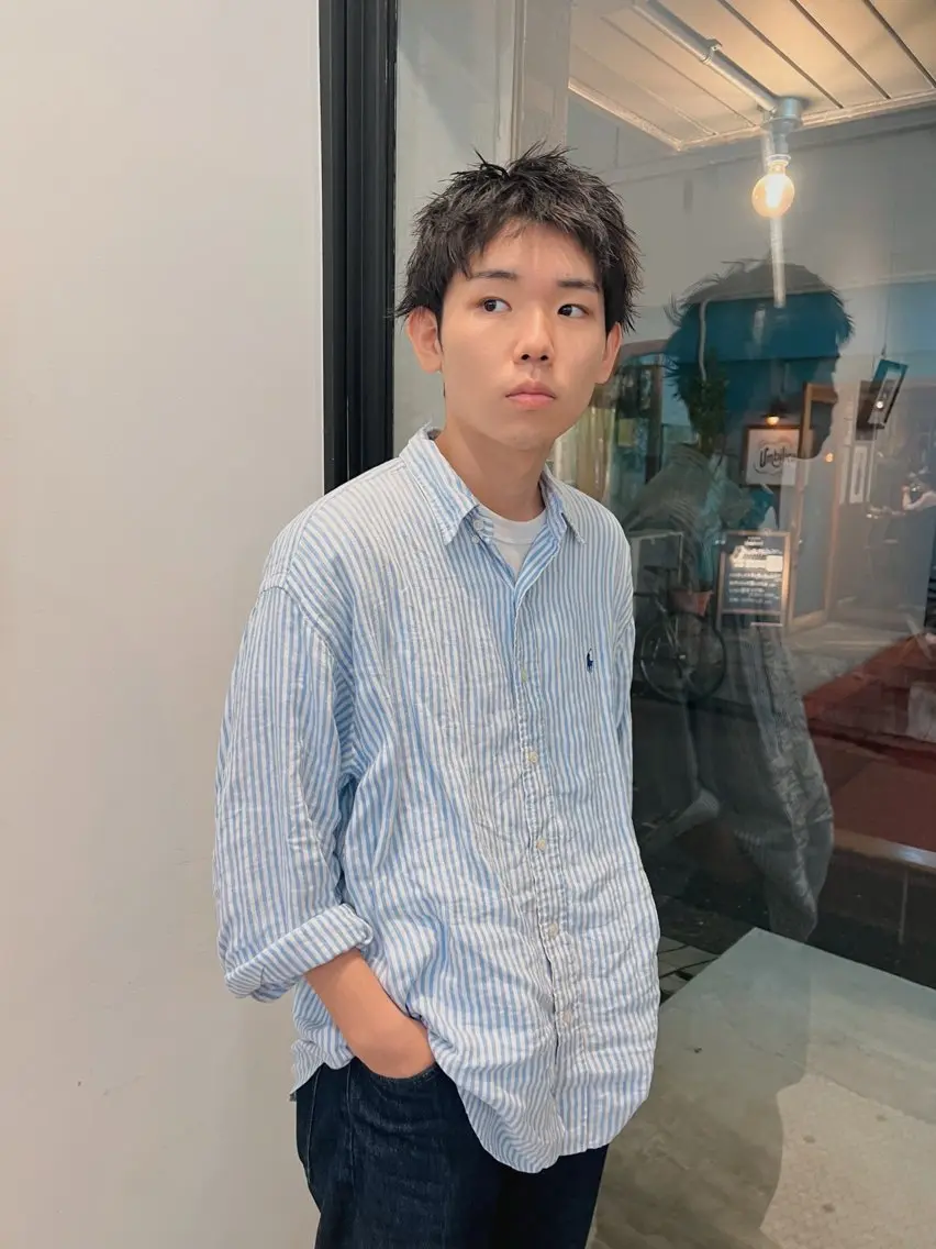ショート メンズ カット ナガミ ショウのヘアスタイル