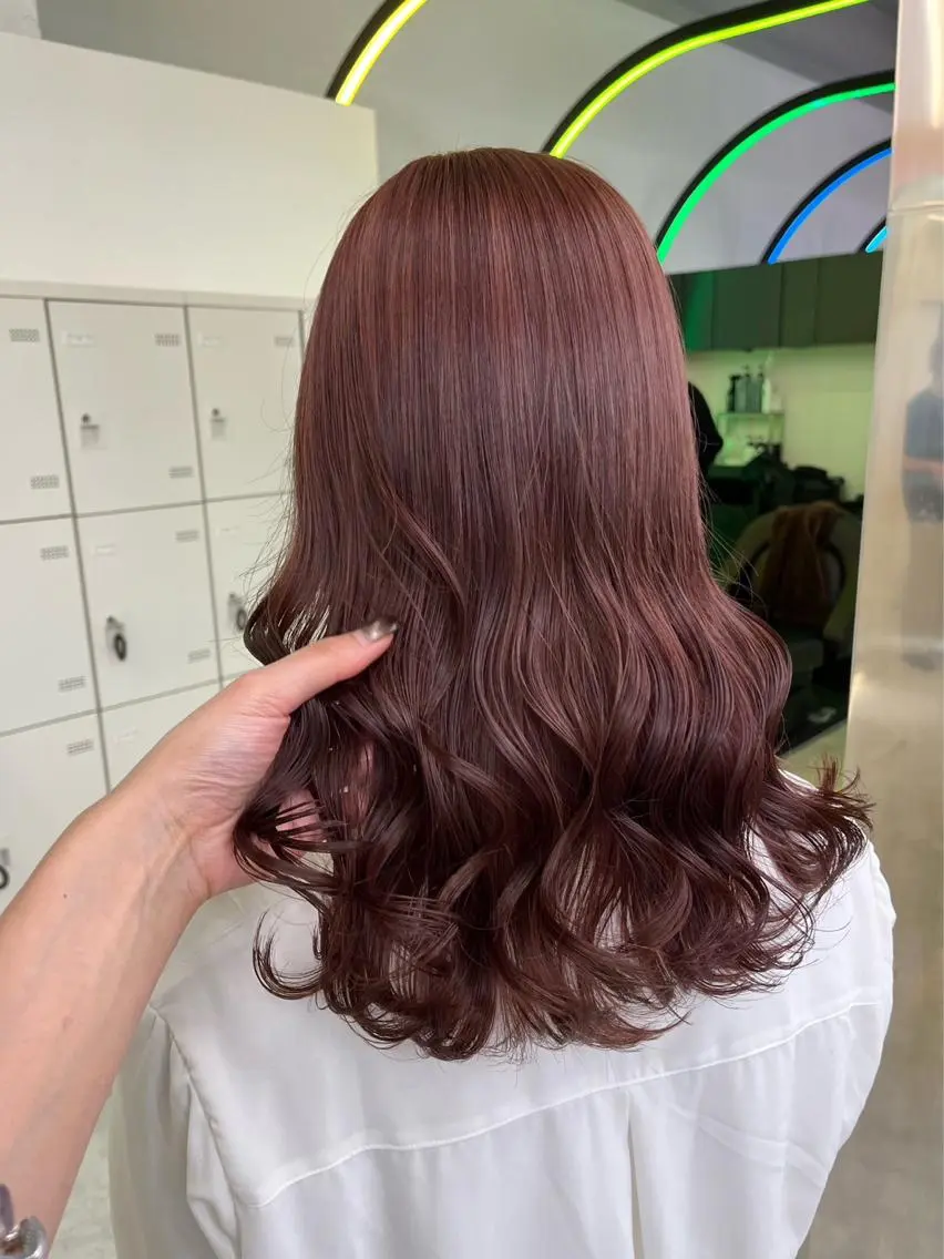 🎀4月30日までのクーポン🎀💕ケア透明感カラー➕高保湿トリートメント✨➕炭酸泉➕ヘアセット💇🏻♀️💕の写真
