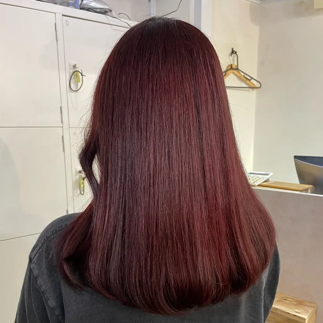 ロング カラー ブリーチ ダブルカラー ブリーチなしカラー 縮毛矯正 ふかたさや🌟 艶感カラー🌟のヘアスタイル