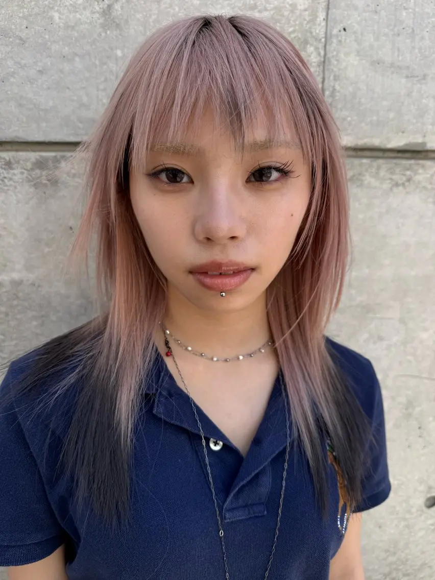 ミディアム オサナイ ユウタのヘアスタイル