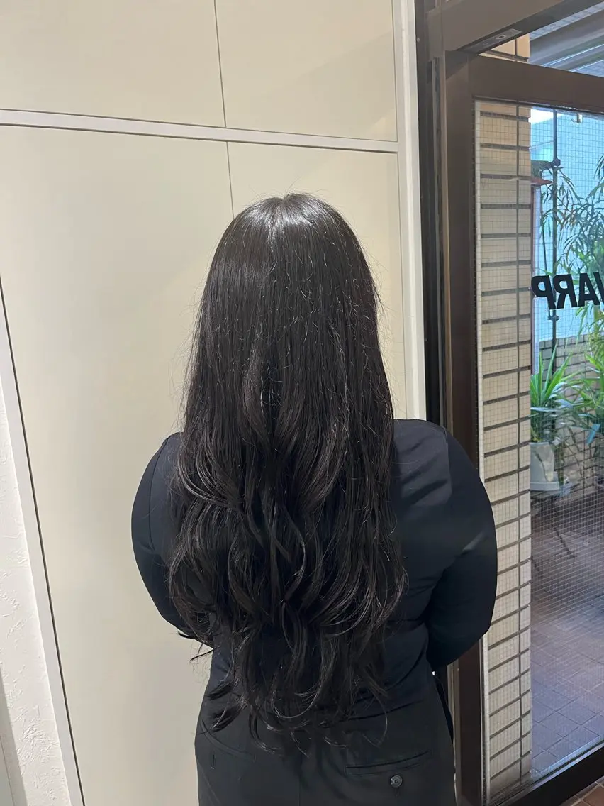ロング WARP/ ミユのヘアスタイル