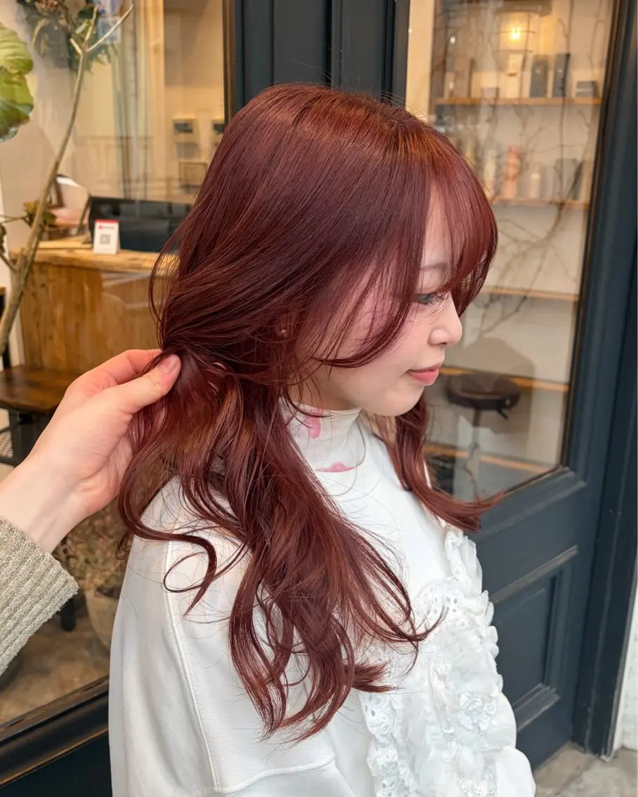 ロング カラー 海奈 メンズカットのヘアスタイル