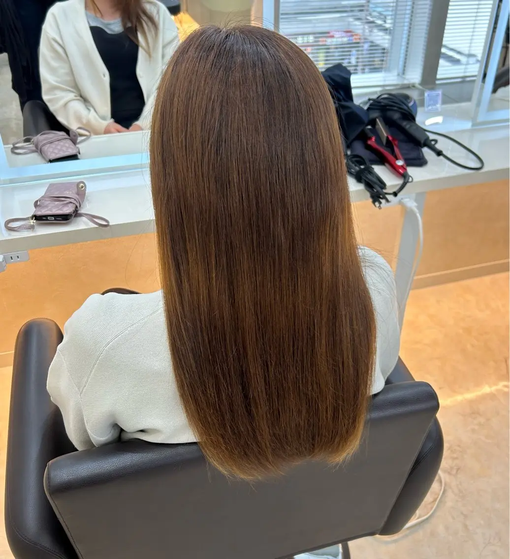 ロング カラー 大島 溜冬のヘアスタイル