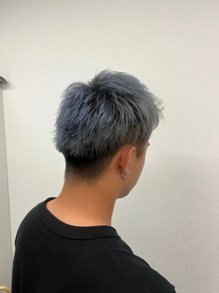 ショート カラー メンズ ユイ☆レイヤー/ ブリーチ卒業カラーのヘアスタイル