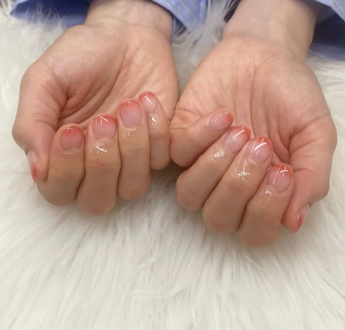 ネイル グラデーション ハンドネイル エリクサーネイル池袋 小川のネイルデザイン