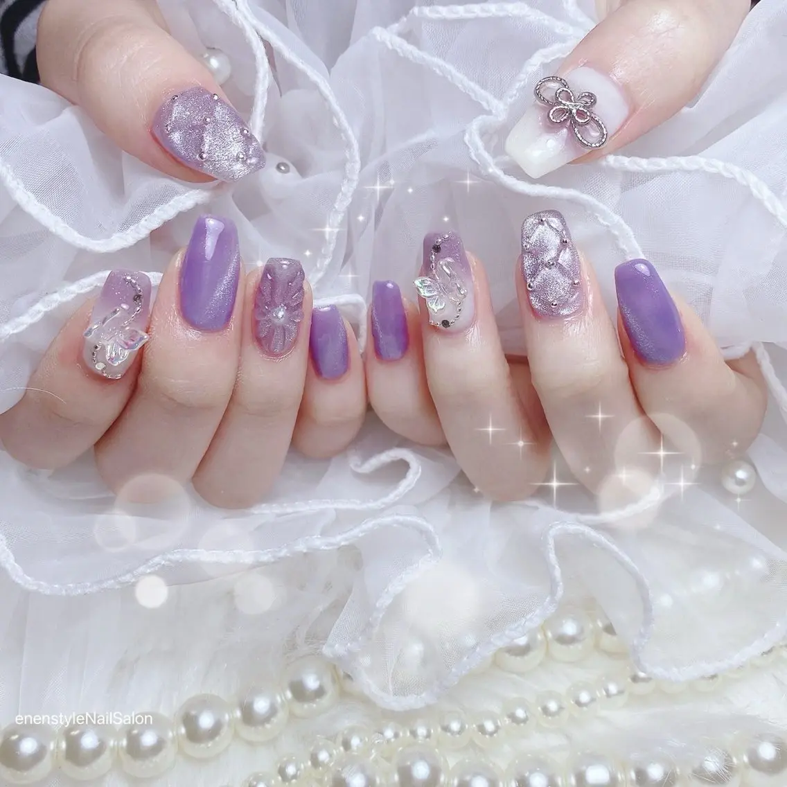 ネイル ハンドネイル 🐾enen style 🐾のネイルデザイン