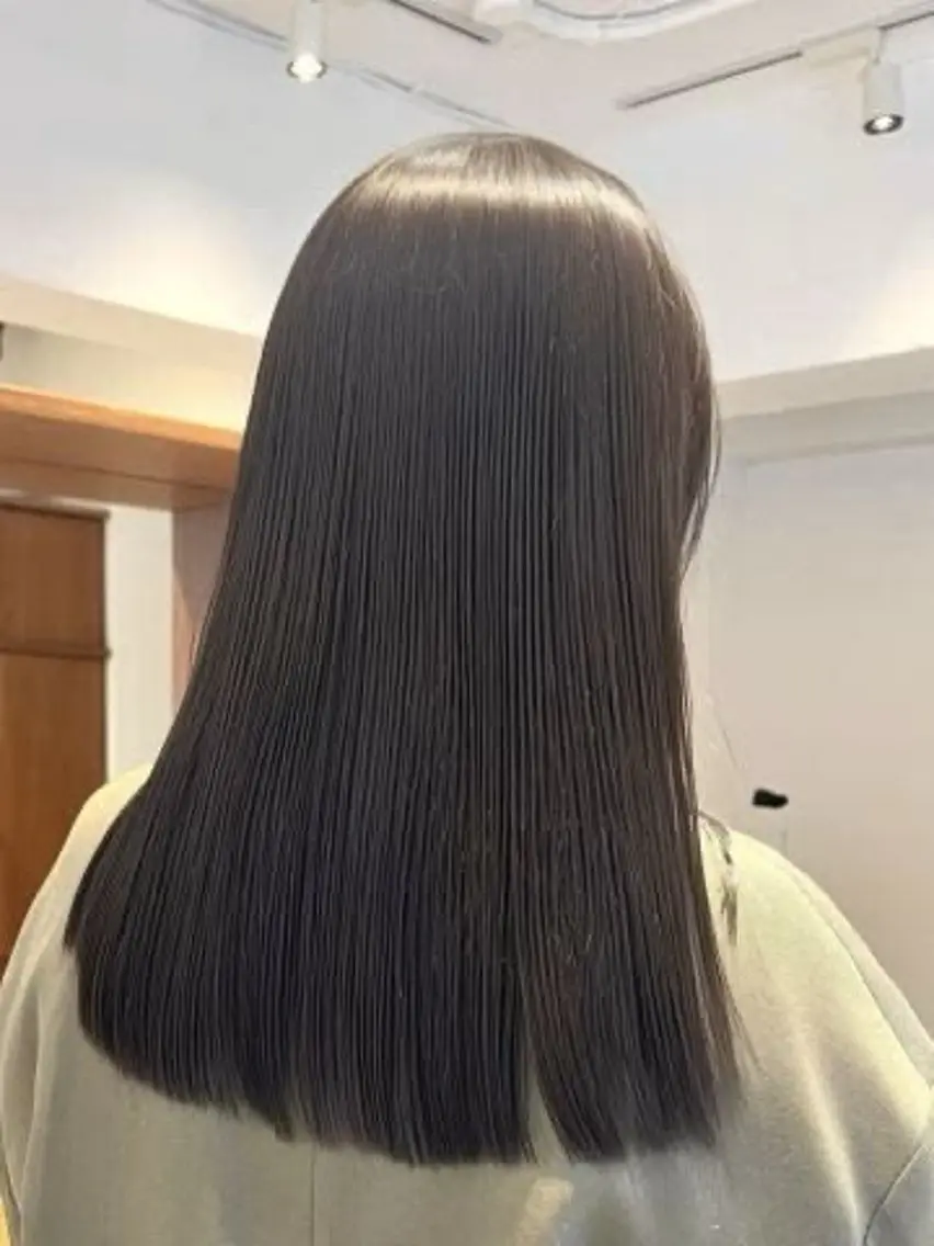ミディアム 上川 柚綺のヘアスタイル