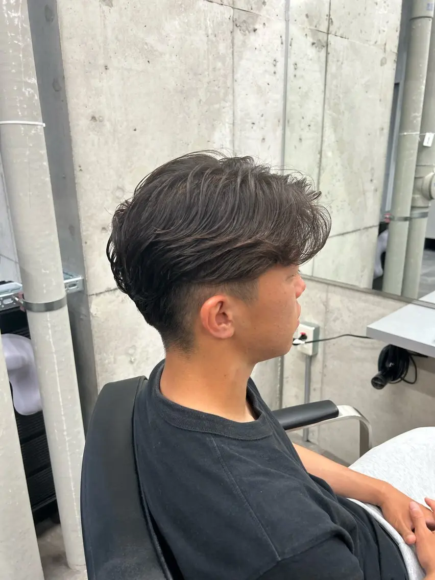 パーマ メンズ フェザーパーマ メンズパーマ 🧡YUNA🧡 メンズ専門のヘアスタイル