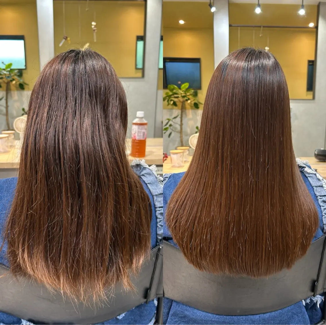 ロング パーマ 髪質改善 ストレートパーマ カット 縮毛矯正 トリートメント hub hair レイヤー/ナチュラルのヘアスタイル