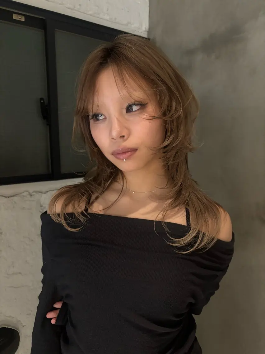 セミロング 🎀抜け感ナチュラル 🎵asuna🪽のヘアスタイル