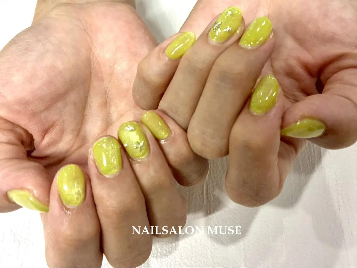 ネイル ジェルネイル マグネットネイル ミラーネイル パラジェル ハンドネイル Nail Salon MUSE    Aiのネイルデザイン
