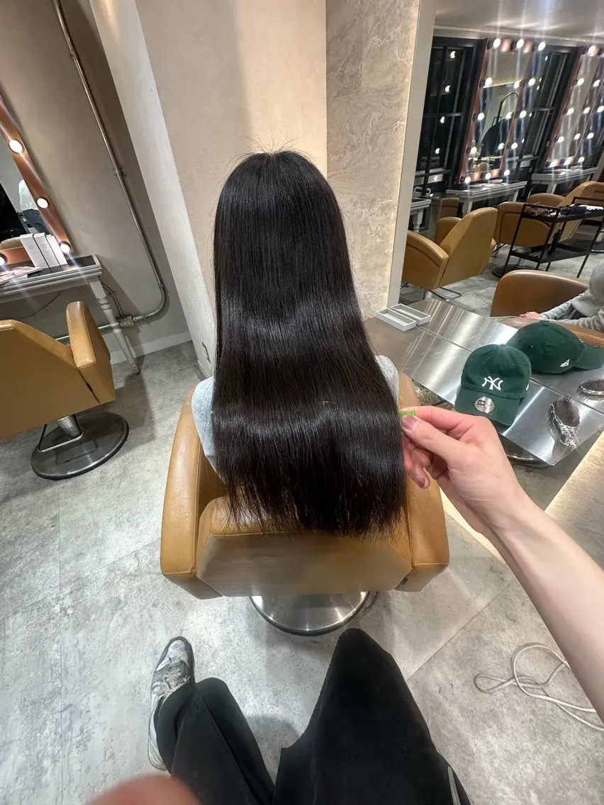 ロング パーマ 縮毛矯正 カット 縮毛矯正 縮毛矯正/ ✨艶髪/芦川優磨のヘアスタイル