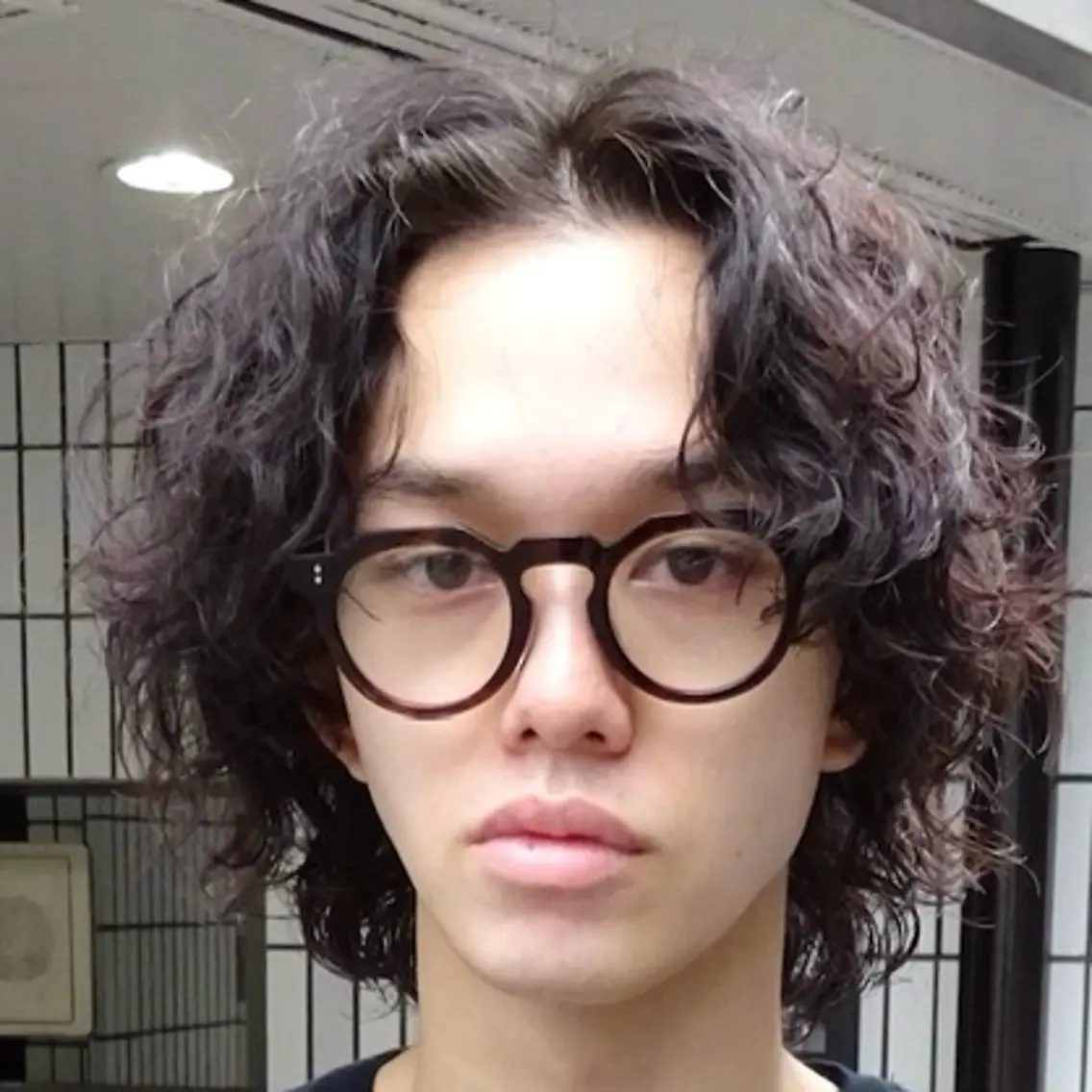 ミディアム パーマ ヘアアレンジ メンズ fifth 石川 凪のヘアスタイル