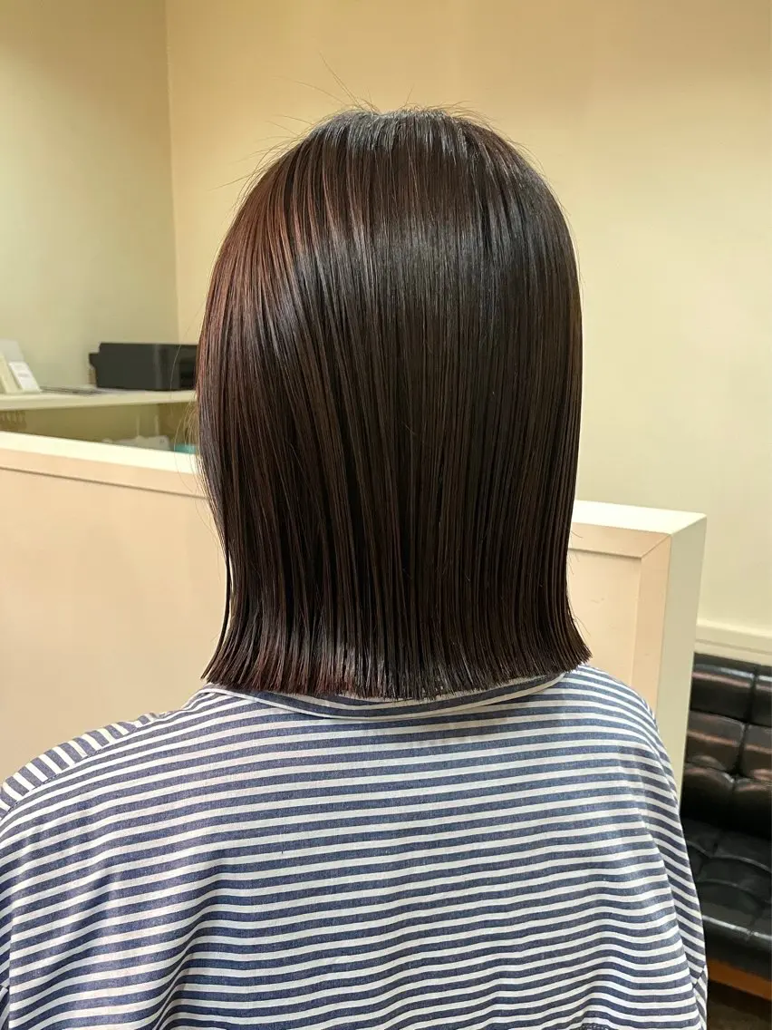 カラー ボブ 【髪質改善】 Wakanaのヘアスタイル