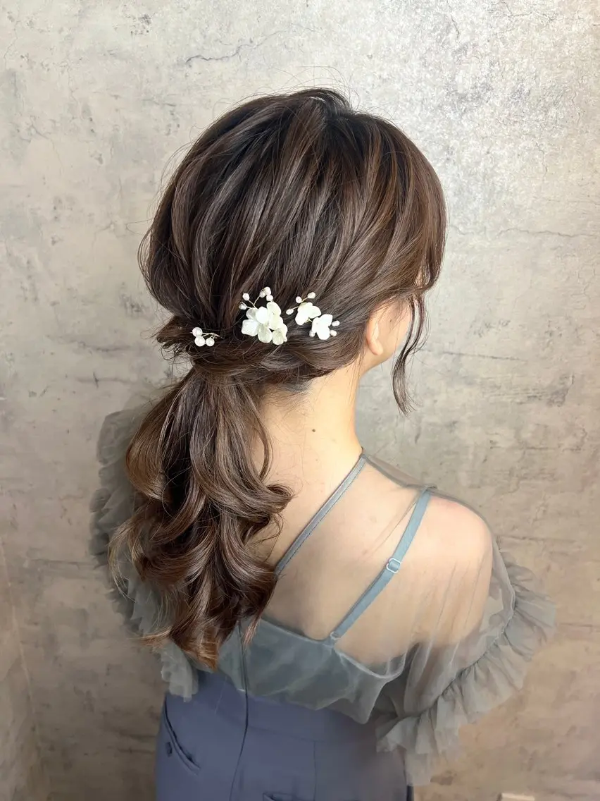 ミディアム 【カメレオン】 しょうた  みくꨄのヘアスタイル