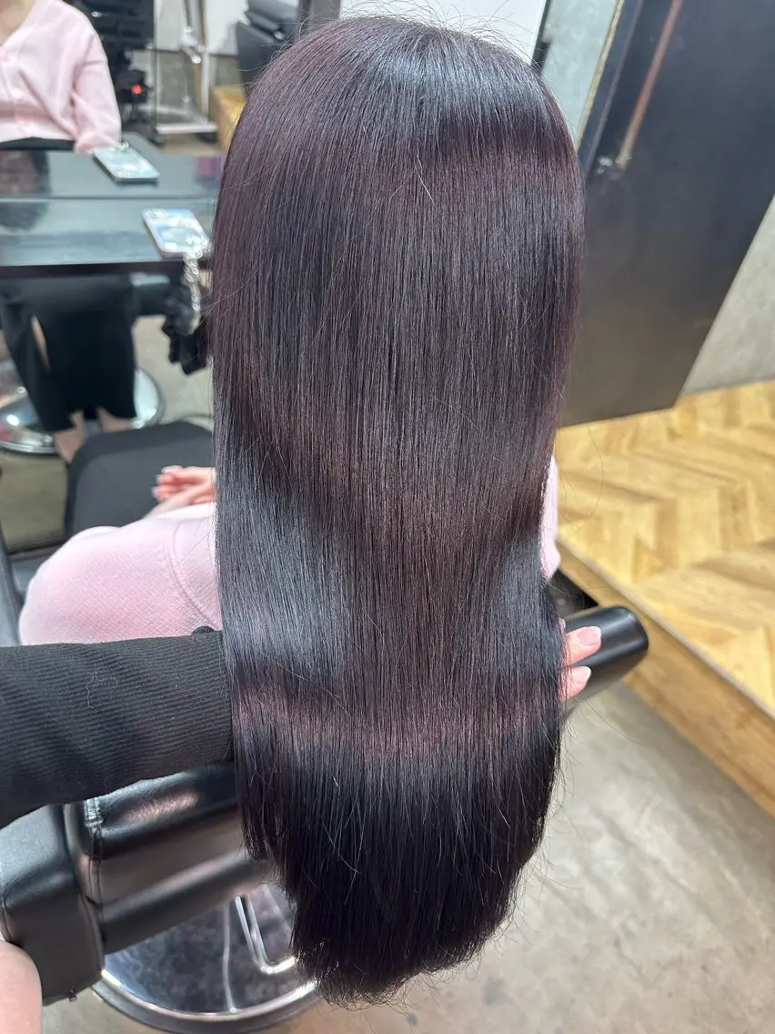 セミロング カラー 🫧透明感カラー/ エクステ🫧アサミ️のヘアスタイル