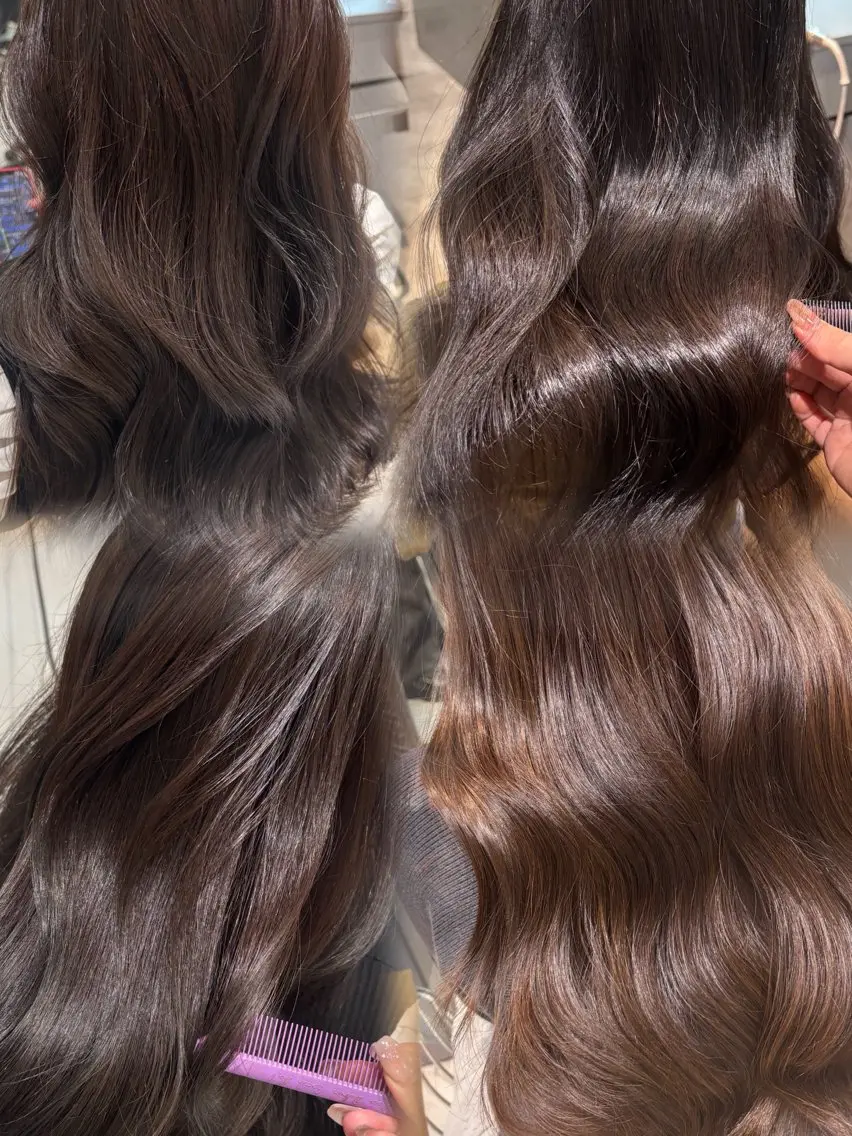 ロング カラー ヘアカラー 透明感Wカラー 髪質改善/AYARIのヘアスタイル