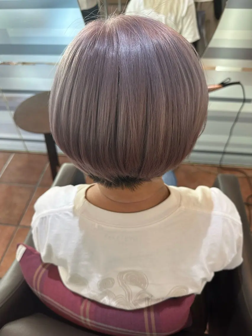 ミディアム カラー ブリーチ ケアブリーチ ケアカラー ピンクカラー ホワイトピンク ヘアカラー トリートメント 🌸髪質改善🌸 Shuhei🗝♠のヘアスタイル