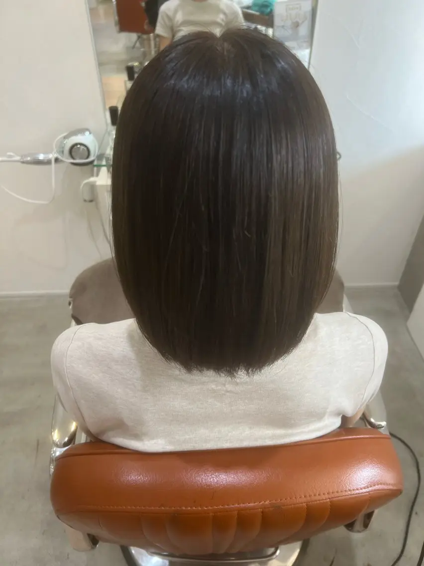 カラー アッシュ 縮毛矯正 山口 夕斗のヘアスタイル