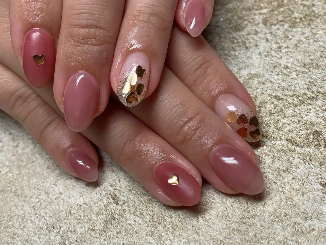 ネイル アートネイル チークネイル 長さ出し フラッシュネイル フットネイル ハンドネイル Nail Ann【西川口店】のネイルデザイン