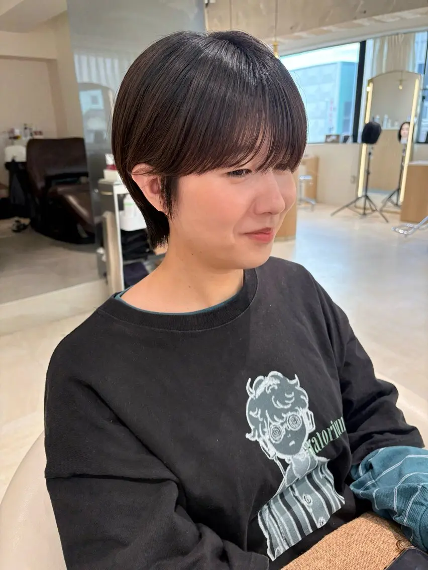 ショート ショートボブ ハンサムショート ボブ 髪質改善 ショートヘア 🫧ナギサ/本厚木/ ショートカット🫧のヘアスタイル