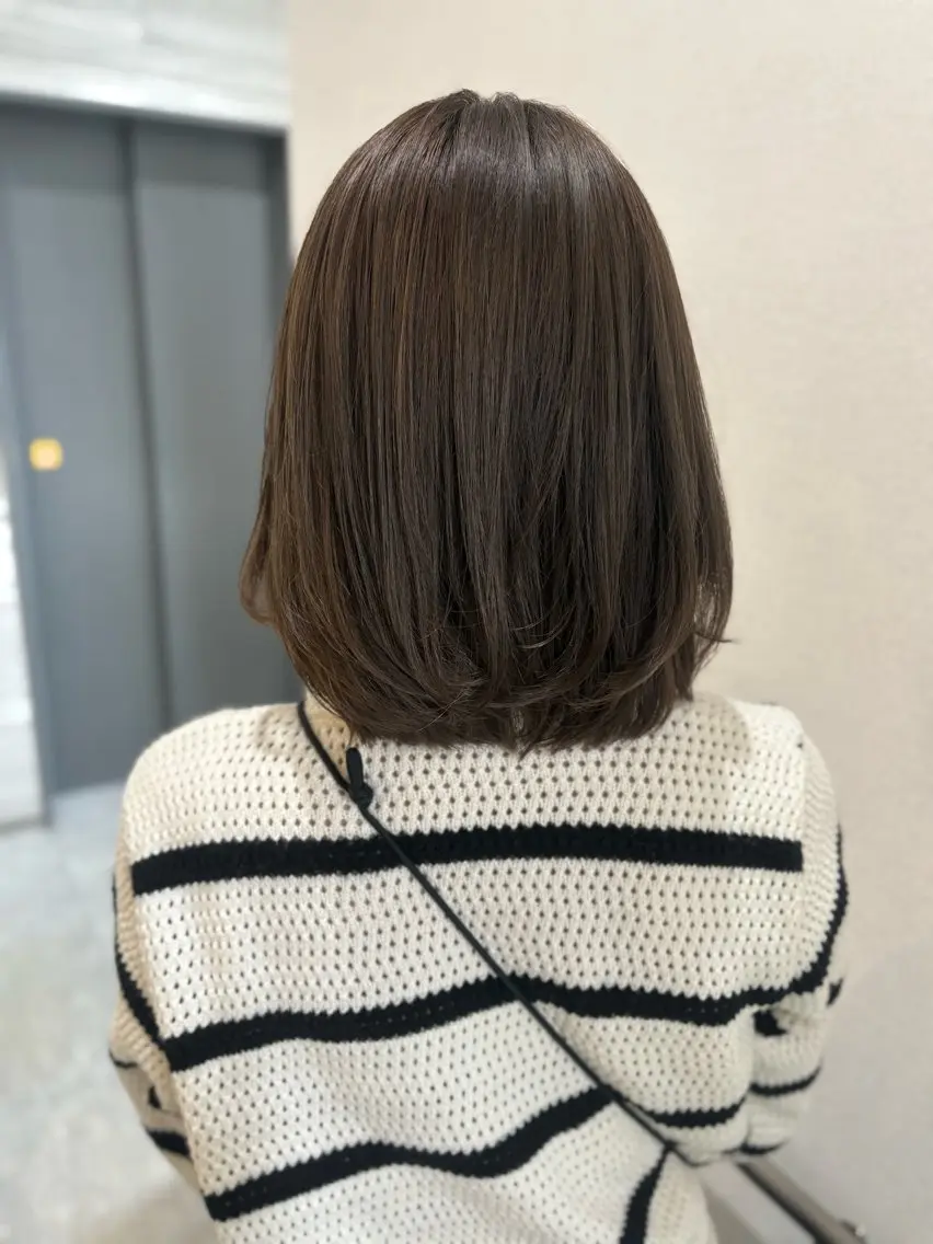 ミディアム カラー カット ヘアカラー ROCCA hair eje. 千晴のヘアスタイル