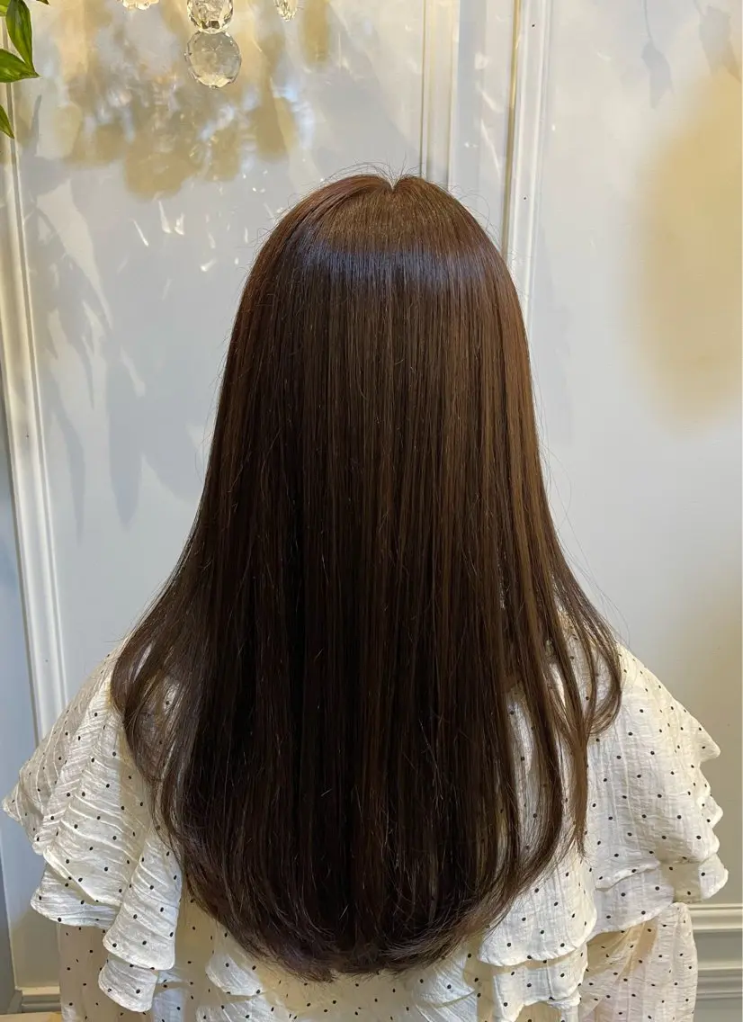 ロング カット ヘアカラー トリートメント 平田 響のヘアスタイル