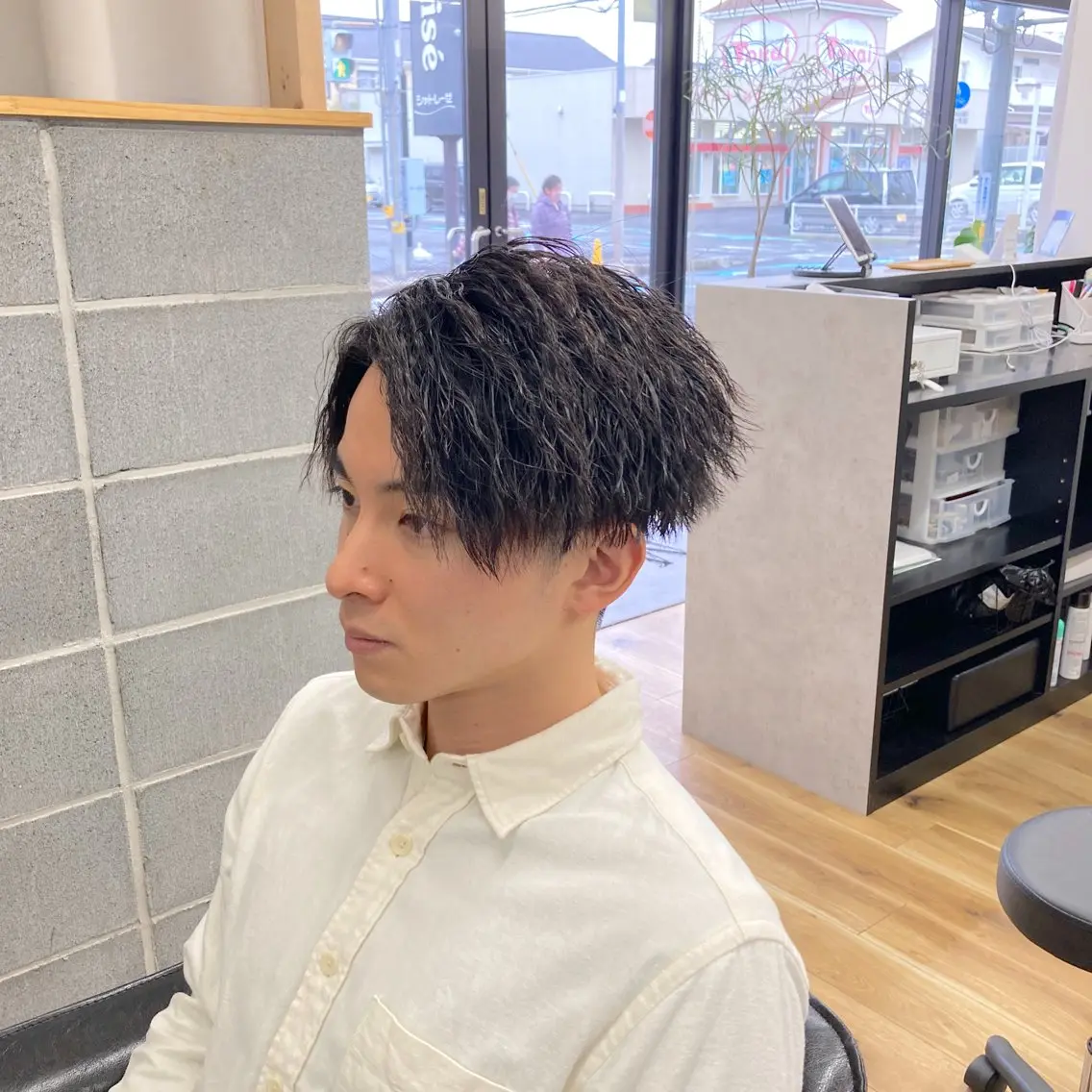 【メンズ限定】カット+ツイストスパイラルorプードルパーマ+シャンプー+ブローの写真