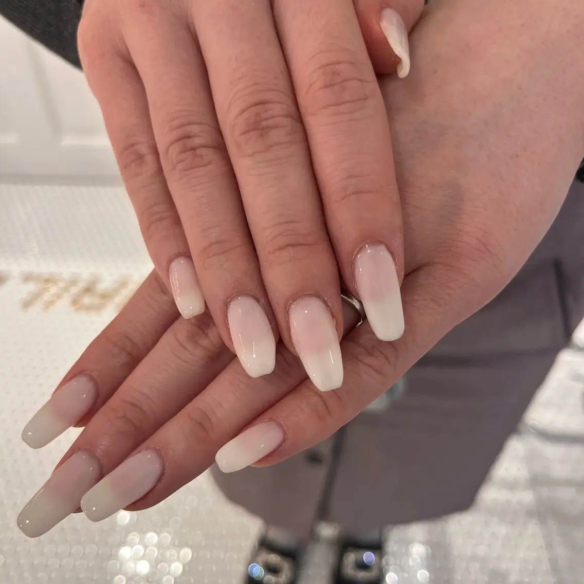 ネイル ワンカラーネイル SHELL NAIL 🐰ｎｏａ🐶のネイルデザイン
