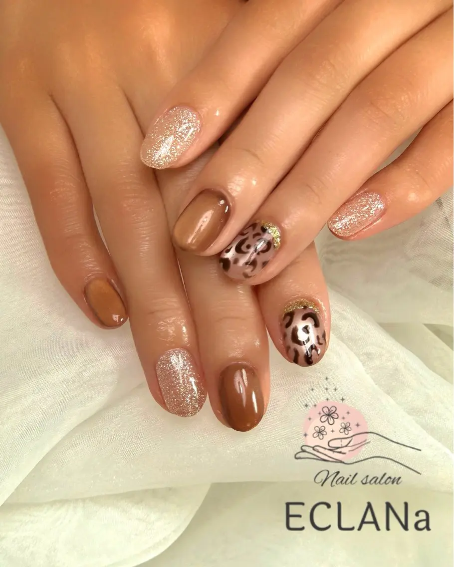 ネイル アートネイル ワンカラーネイル フットネイル Nail salon ECLANaのネイルデザイン