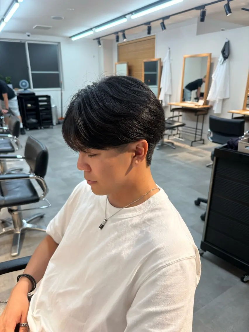 メンズ メンズ韓国風 メンズパーマ カット パーマ 垢抜けへの近道✂️ メンズ縮毛矯正/齊藤のヘアスタイル