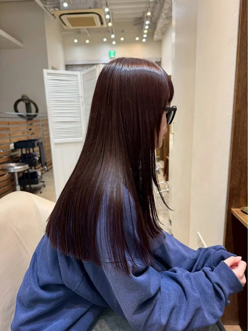 カラー カット ヘアカラー トリートメント あまがた よしこのヘアスタイル