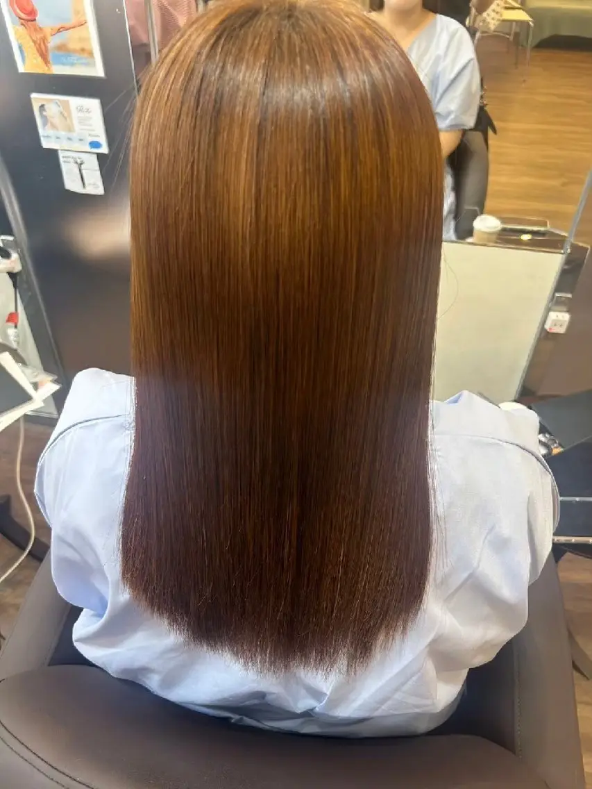 カラー ヘアカラー トリートメント 束感まつぱ🫧 なつき🫧のマツエク・マツパデザイン