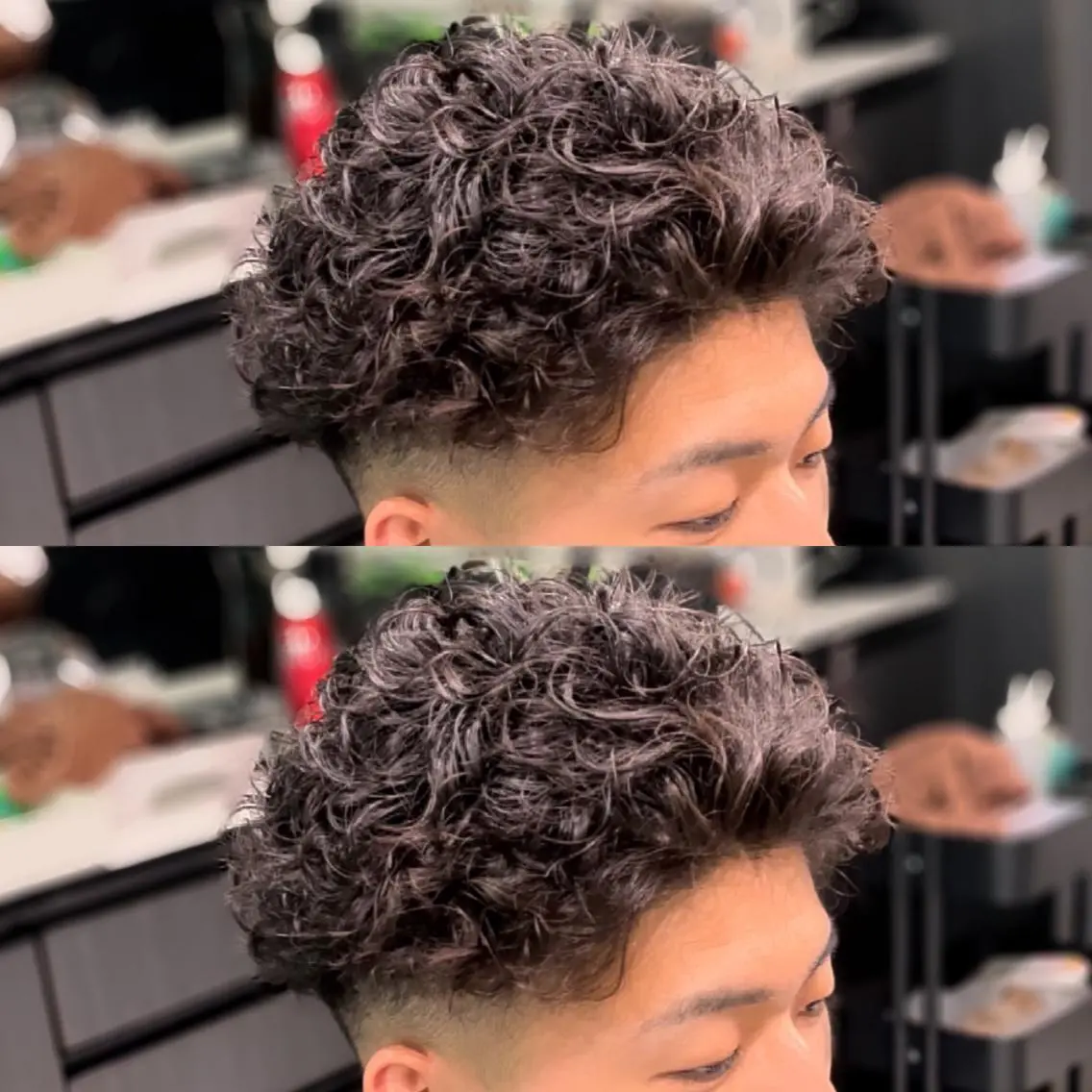 パーマ メンズ カット パーマ トリートメント 優真/難波で 1番パーマが上手いのヘアスタイル