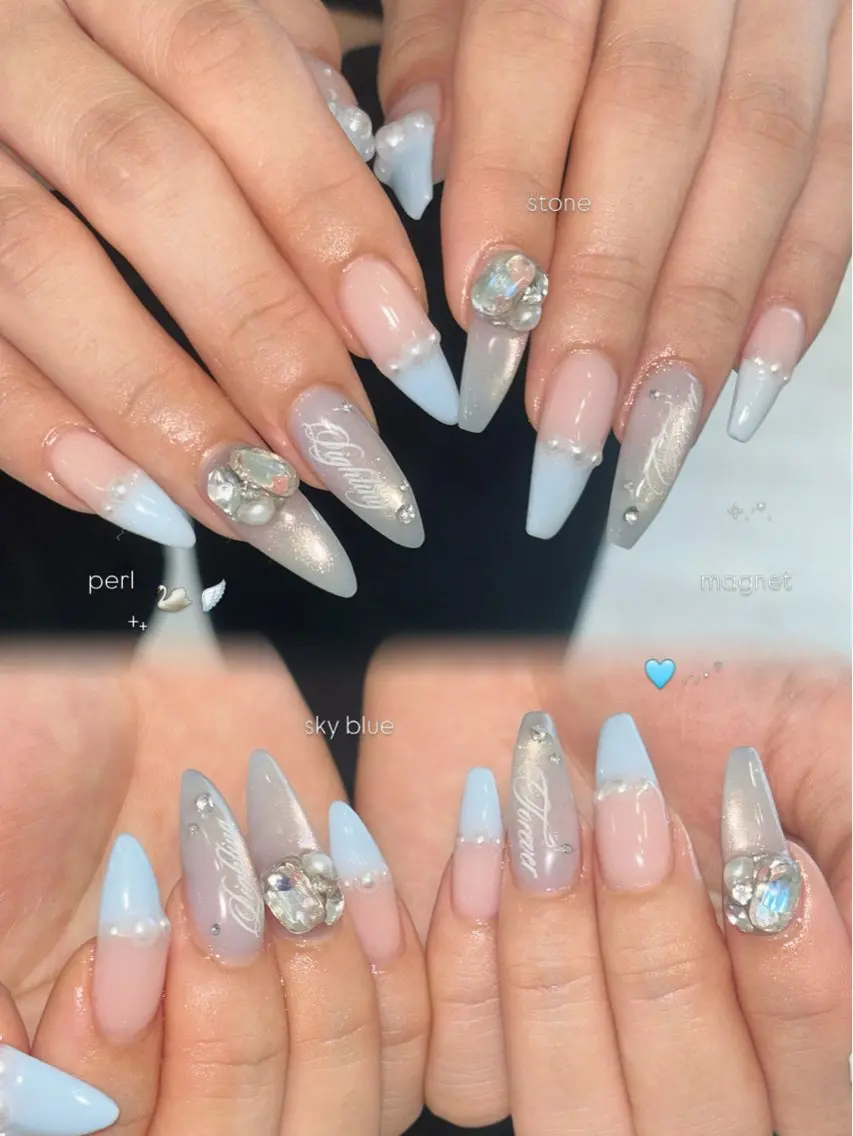 ネイル マグネットネイル ハンドネイル LIAn.🎀 Munakataのネイルデザイン