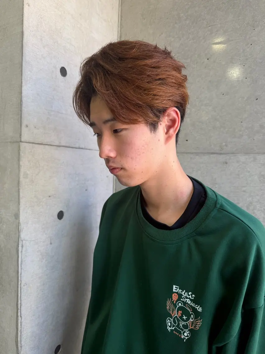 メンズ センターパート カット RYUSEI/メンズ スタイル.パーマの眉毛・アイブロウイメージ