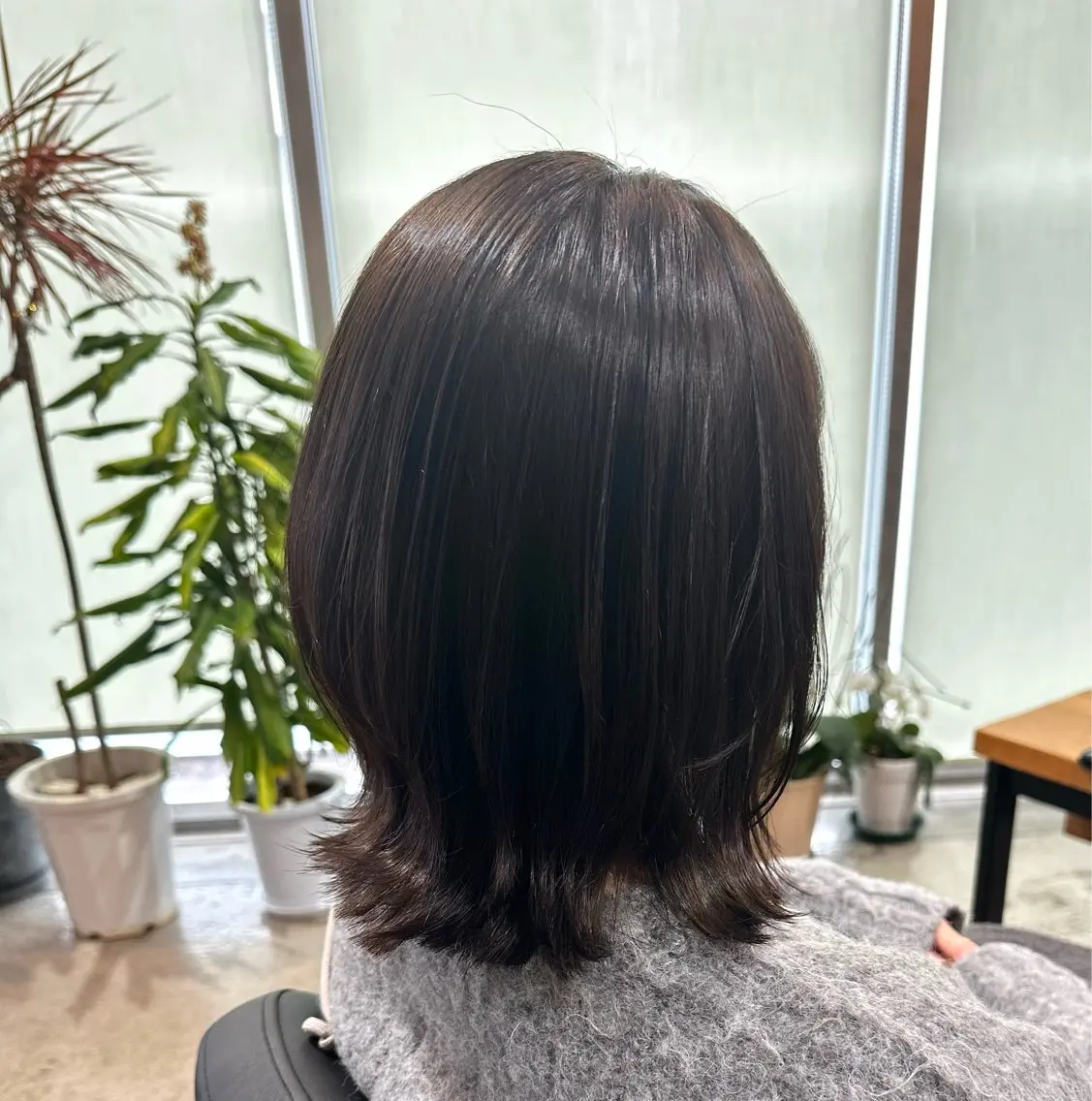 ミディアム カラー ヘアカラー トリートメント ✨髪質改善/ハイトー ン/艶髪高山のヘアスタイル