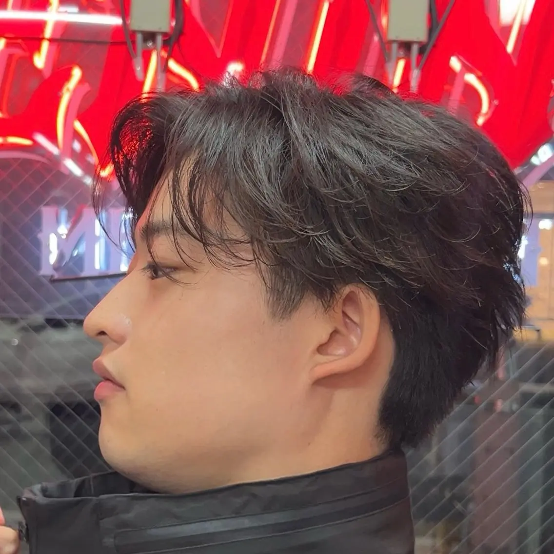 ミディアム パーマ ヘアアレンジ メンズ MENIN メンズ サロン 望月 涼太のヘアスタイル