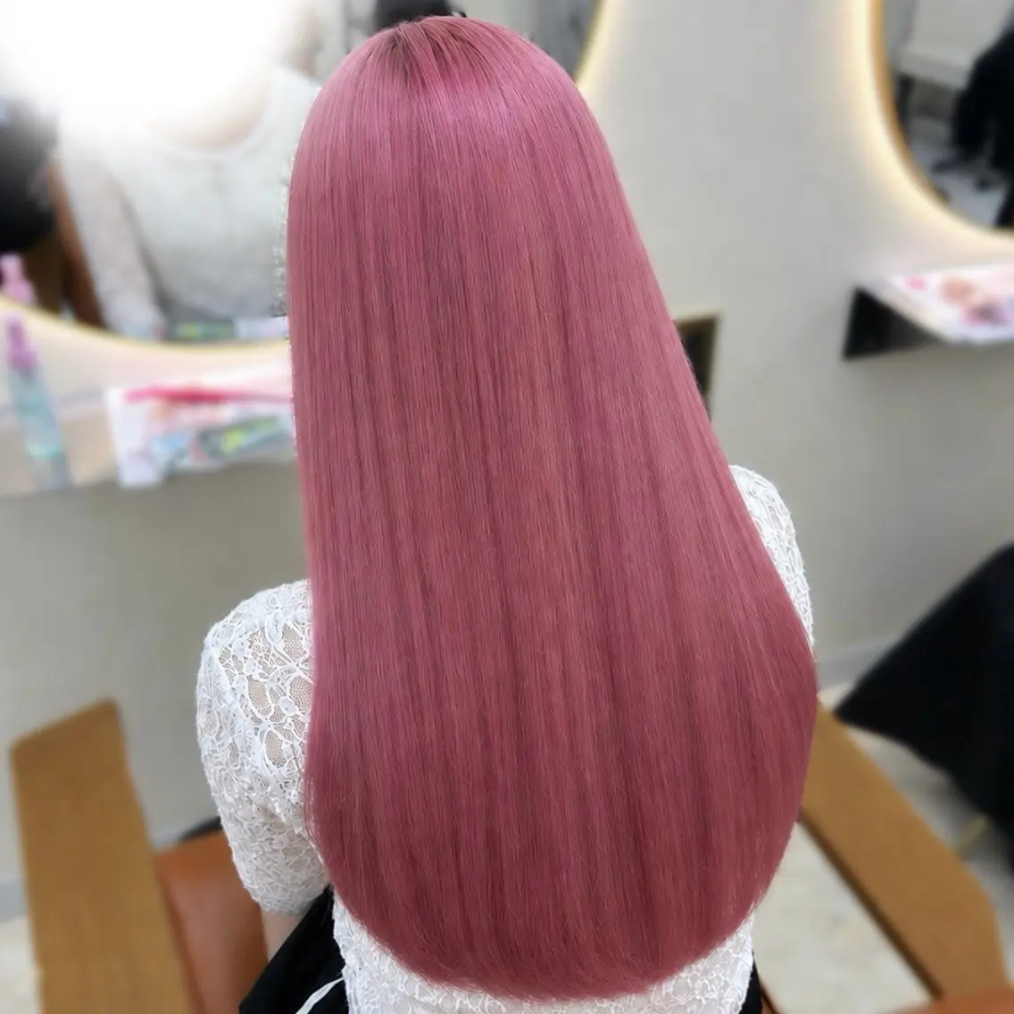 ロング カラー ヘアカラー トリートメント 梅原 姫🍬🐰のヘアスタイル